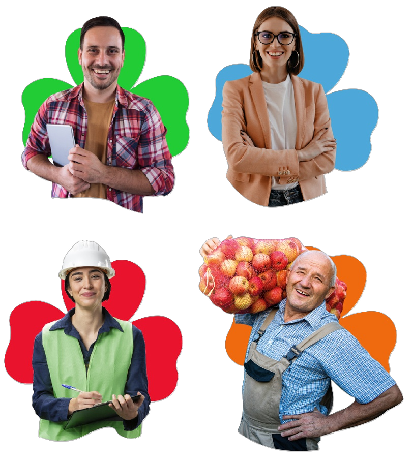 Usuarios utilizando el software de gestión agropecuaria Gestor Max